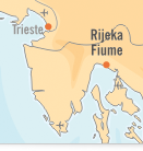 Mappa Rijeka | Dentisti Croazia